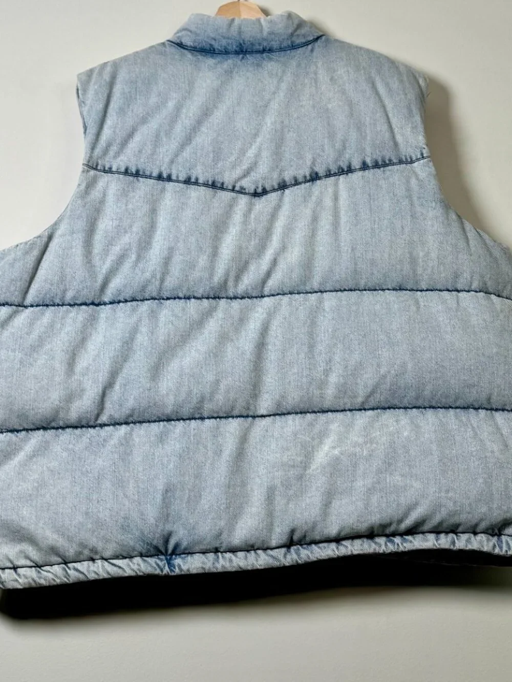 Levi Strauss ROCKRIDGE Puffer Blue Down Vest Sz XXL